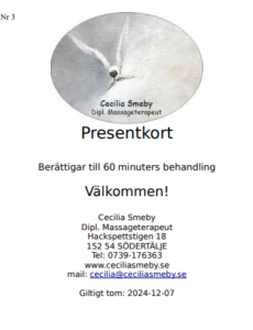 Presentkort